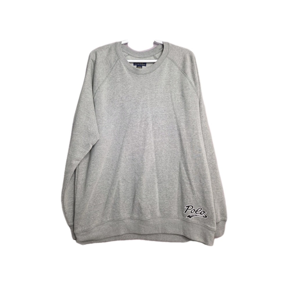 Polo Ralph‎ Lauren Mens Gray Crewneck Sweatshirt Size XL.